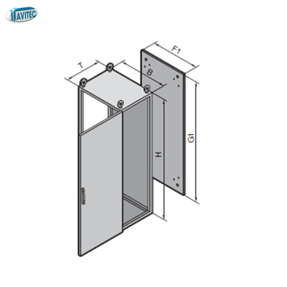 TỦ ĐIỆN TS8 - H2000 D800 - RITTAL